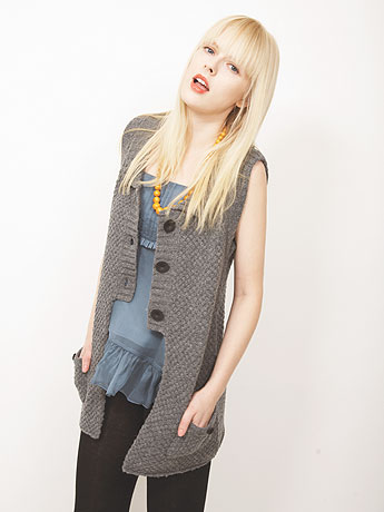 Eunice top with Hibba vest